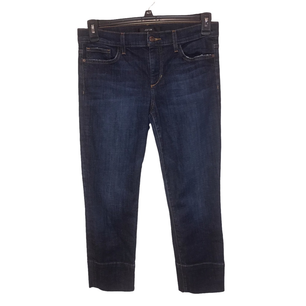Joes Jeans Women's Elma Straight Crop Capri Dark Wash Jeans 29
